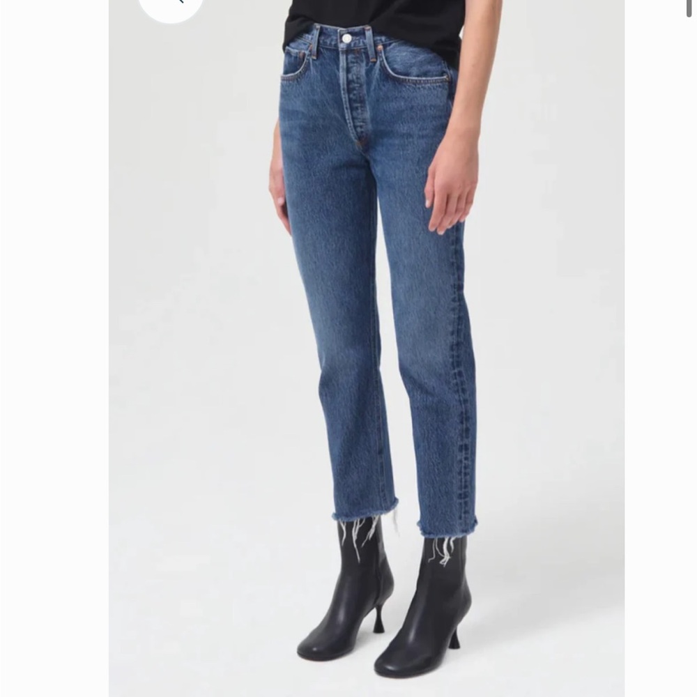 AGOLDE Riley Crop Jeans in Sphere